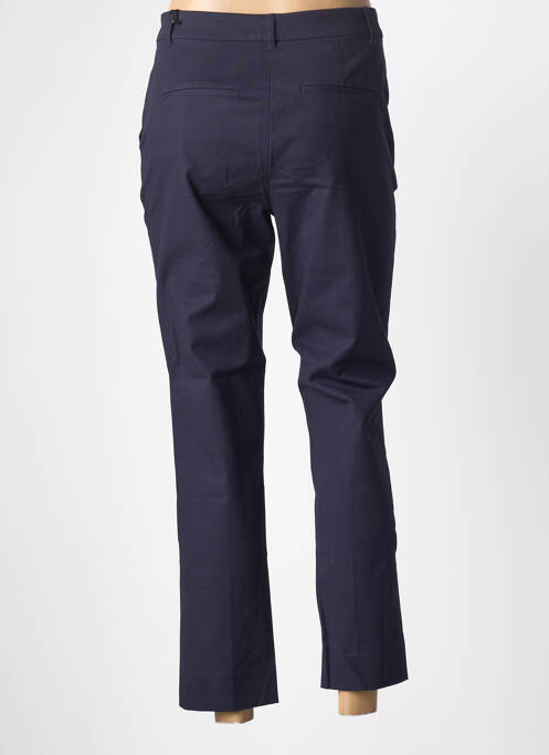 Pantalon 7/8 tissage popeline taille normale bleu PENNYBLACK femme
