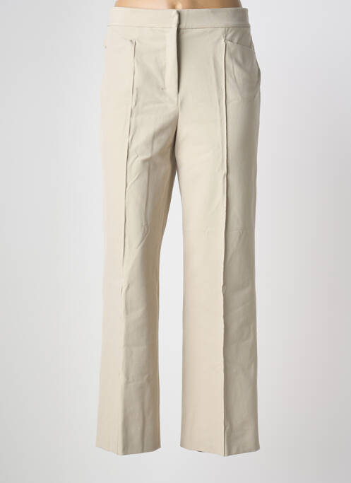 Pantalon droit stretch taille normale beige MAXMARA femme