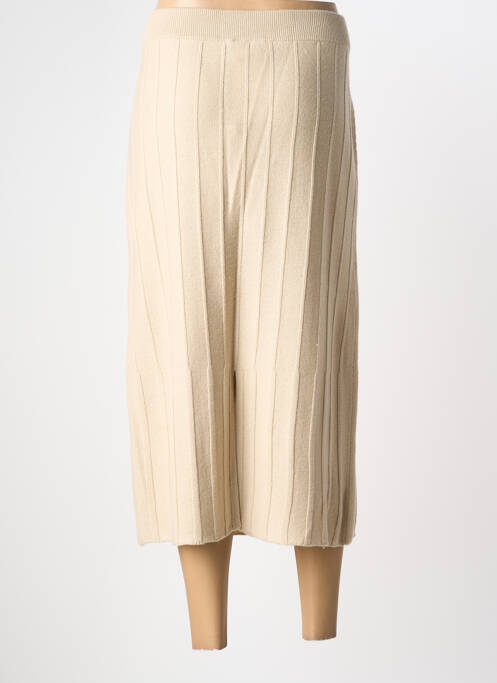 Jupe longue coupe droite beige MAXMARA femme