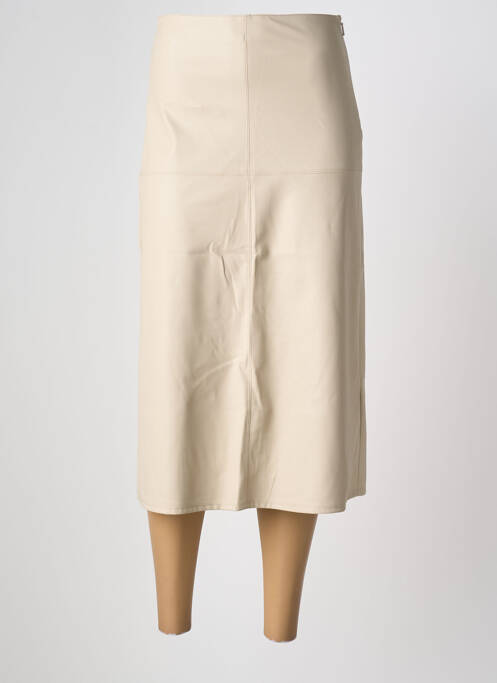 Jupe mi-longue beige MAXMARA femme