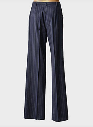 Pantalon droit taille à pinces taille normale bleu MAX MARA femme