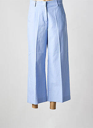 Pantalon 7/8 taille haute taille haute bleu WEEKEND MAXMARA femme