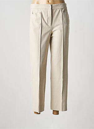 Pantalon 7/8 stretch taille normale beige MAX MARA femme