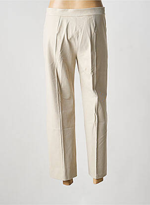 Pantalon 7/8 stretch taille normale beige MAX MARA femme
