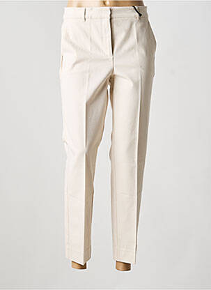 Pantalon 7/8 taille à pinces taille normale beige PENNYBLACK femme