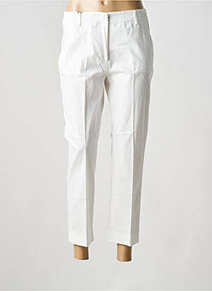 Pantalon 7/8 taille à pinces taille normale blanc WEEKEND MAXMARA femme