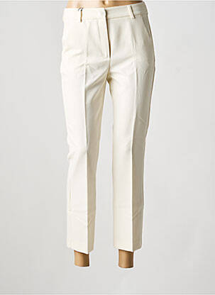 Pantalon 7/8 taille à pinces taille normale beige WEEKEND MAXMARA femme