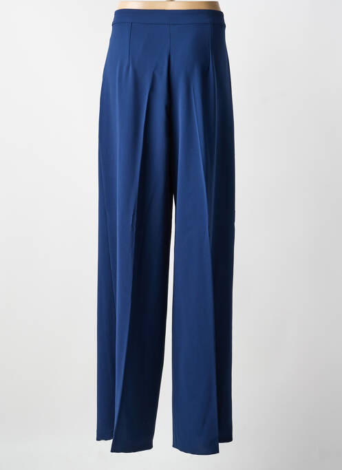 Pantalon large tissage crêpe taille haute bleu PENNYBLACK femme