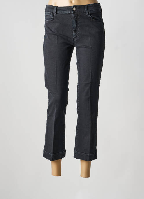 Jeans bootcut taille haute taille haute noir SPORTMAX femme