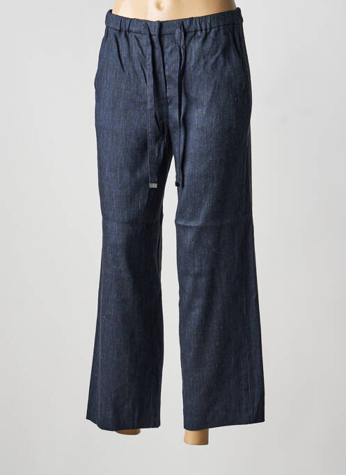 Pantalon 7/8 taille élastique taille normale bleu MAXMARA femme