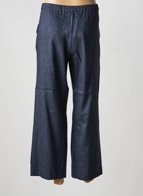 Pantalon 7/8 taille élastique taille normale bleu MAXMARA femme