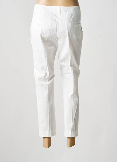 Pantalon 7/8 tissage popeline taille normale blanc WEEKEND MAXMARA femme