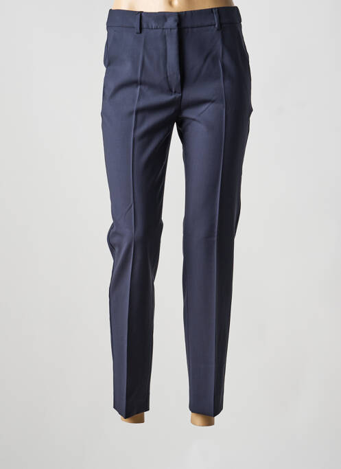 Pantalon 7/8 taille à pinces taille normale bleu WEEKEND MAXMARA femme
