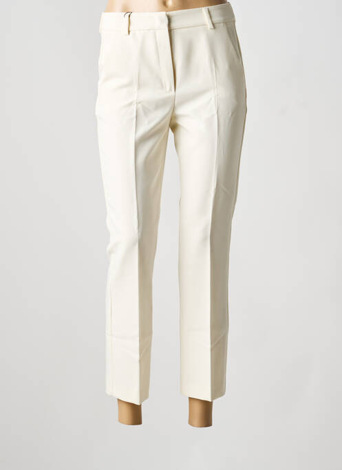 Pantalon 7/8 taille à pinces taille normale beige WEEKEND MAXMARA femme