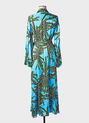 Robe longue manches longues manches longues bleu BRAND UNIQUE femme