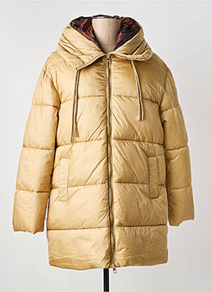 Doudoune manches longues a capuche beige GAUDI femme