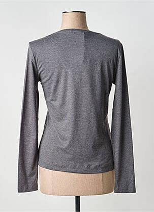 Top stretch manches longues gris GAUDI femme