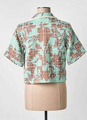 Veste casual coupe droite vert BRAND UNIQUE femme