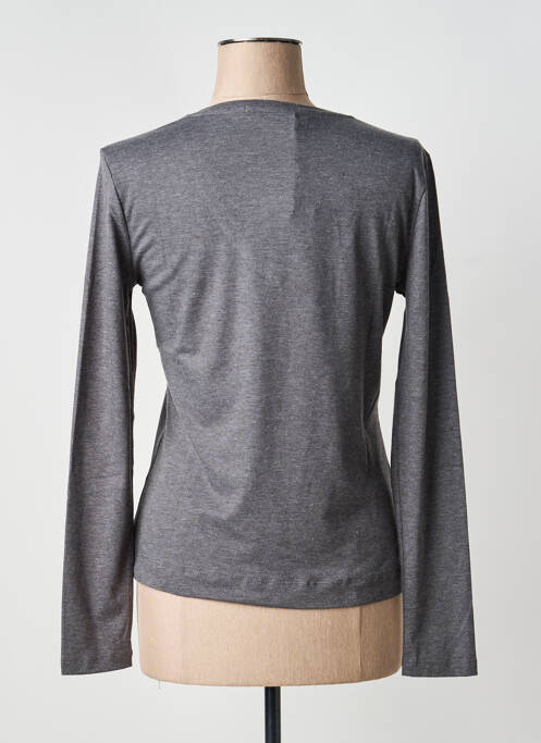 Top stretch manches longues gris GAUDI femme