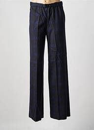 Pantalon droit poches bleu PIER ANTONIO GASPARI femme