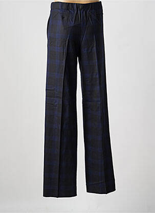 Pantalon droit poches bleu PIER ANTONIO GASPARI femme