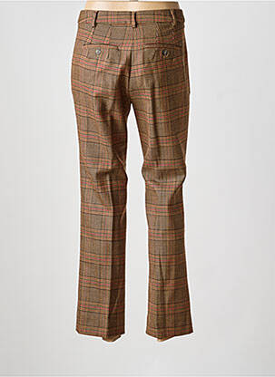 Pantalon 7/8 fermeture zippée sous rabat avec crochet marron MAX MARA femme
