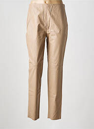 Pantalon slim slim beige PIER ANTONIO GASPARI femme