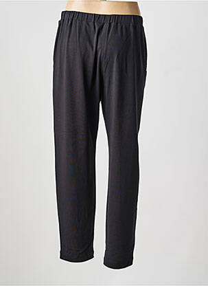 Pantalon droit taille élastique noir REPEAT femme