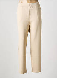 Pantalon droit taille élastique beige MAX MARA femme