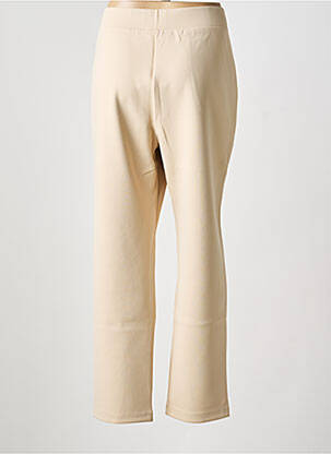 Pantalon droit taille élastique beige MAX MARA femme