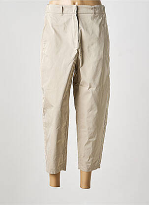 Pantalon 7/8 taille élastique beige MAX MARA femme