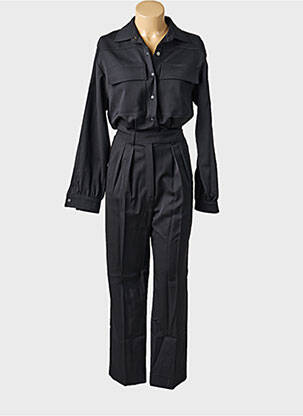 Combi-pantalon poches manches longues noir MAX MARA femme