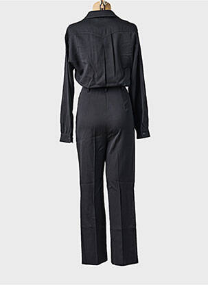Combi-pantalon col chemisier manches longues noir MAX MARA femme