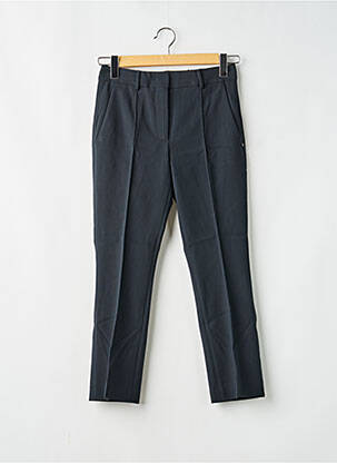 Pantalon droit fermeture zippée sous rabat avec crochet noir SPORTMAX femme
