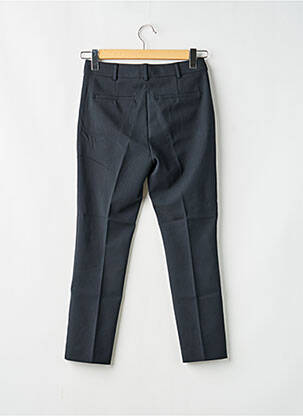 Pantalon droit fermeture zippée sous rabat avec crochet noir SPORTMAX femme