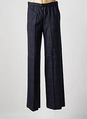 Pantalon droit bleu PIER ANTONIO GASPARI femme