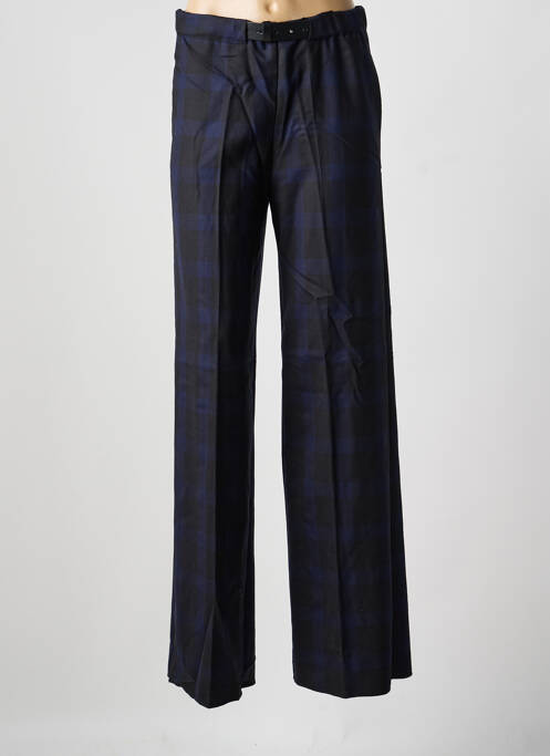 Pantalon droit poches bleu PIER ANTONIO GASPARI femme