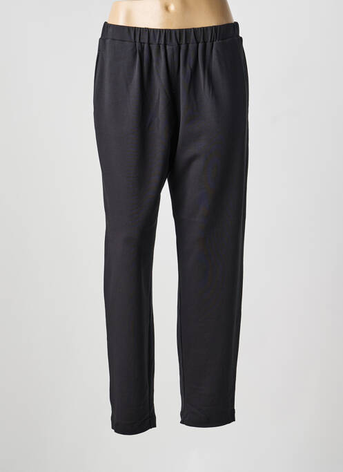 Pantalon droit taille élastique noir REPEAT femme