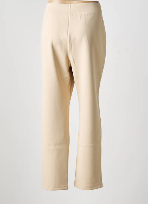 Pantalon droit taille élastique beige MAX MARA femme