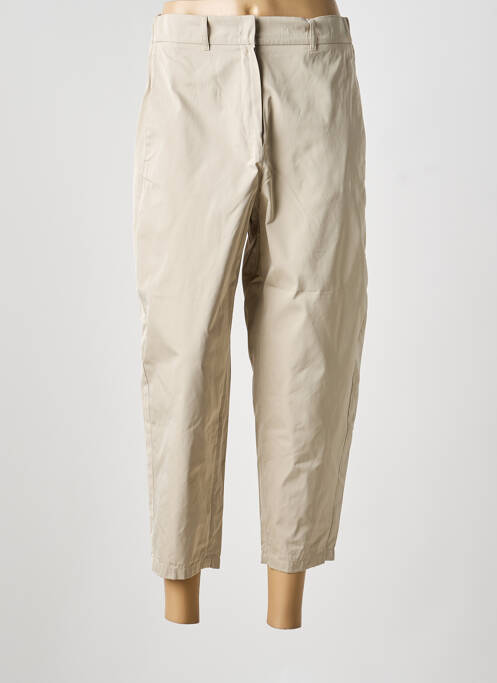 Pantalon 7/8 taille élastique beige MAX MARA femme