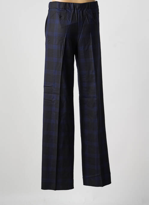 Pantalon droit bleu PIER ANTONIO GASPARI femme