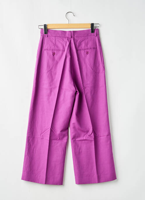 Pantalon droit violet MAX MARA femme