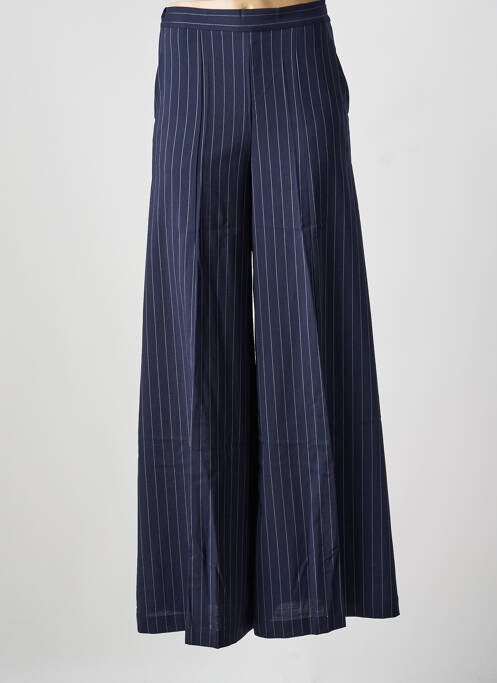 Pantalon flare bleu PIER ANTONIO GASPARI femme