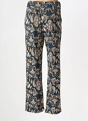 Pantalon droit stretch taille normale noir GEISHA femme