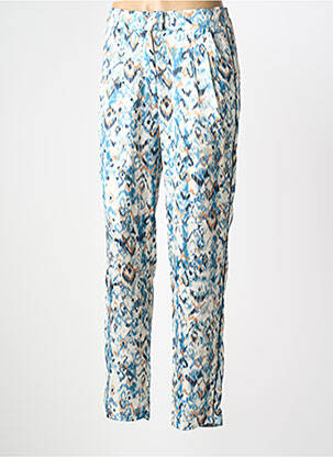 Pantalon slim taille élastique taille normale bleu MOLLY BRACKEN femme
