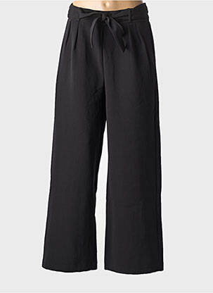 Pantalon large tissage popeline taille normale noir MOLLY BRACKEN femme