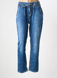 Jeans coupe slim tissage brut taille normale bleu STREET ONE femme