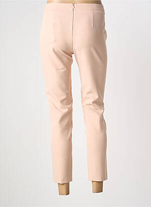 Pantalon 7/8 taille à pinces taille normale rose ANGY SIX femme