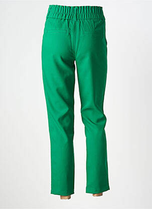 Pantalon chino poches taille haute vert STREET ONE femme