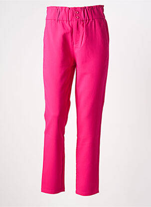 Pantalon chino poches taille haute violet STREET ONE femme